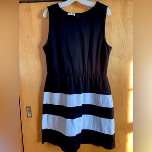 Maurice’s Black and White Striped Dress